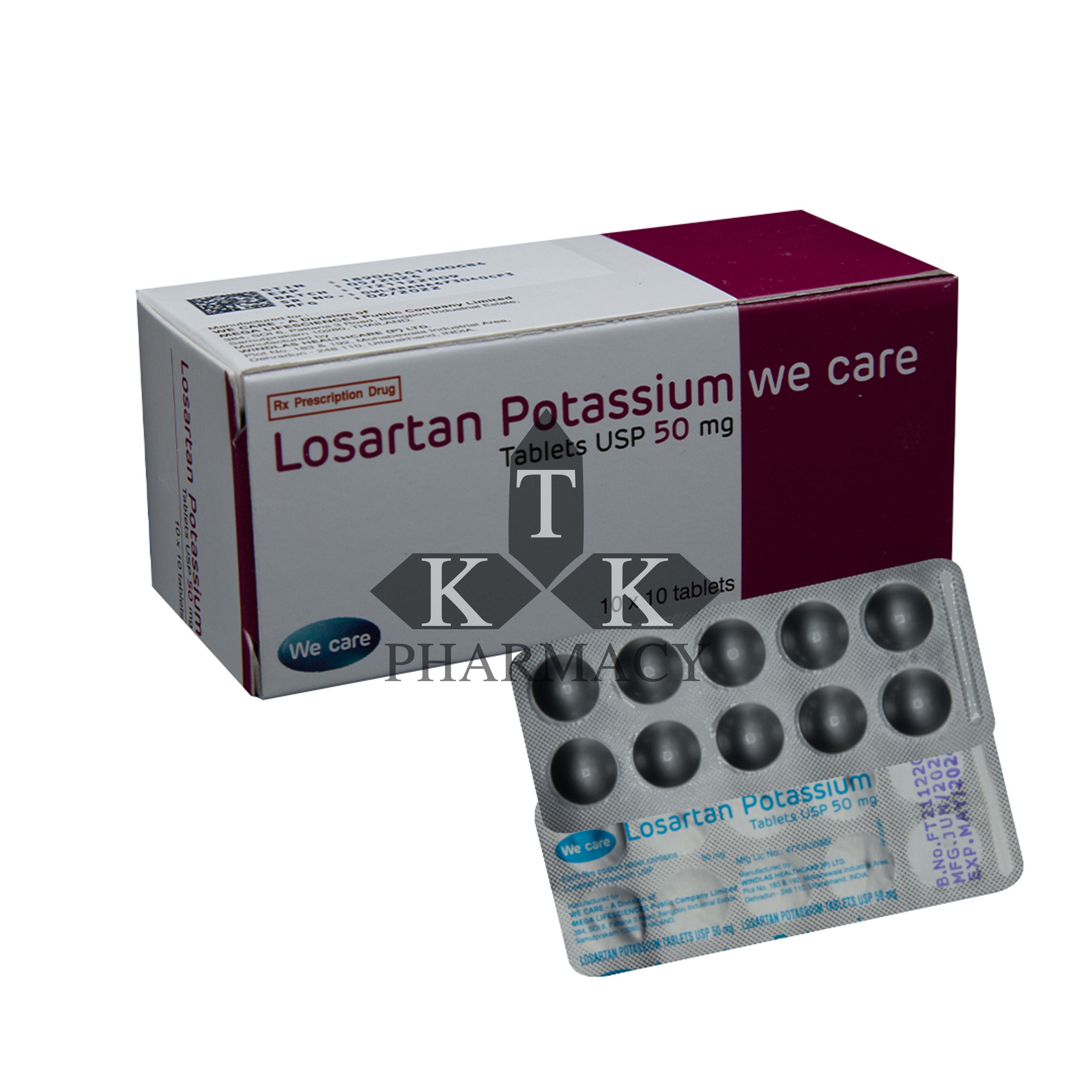 Losartan Potassium Wecare USP - 50mg